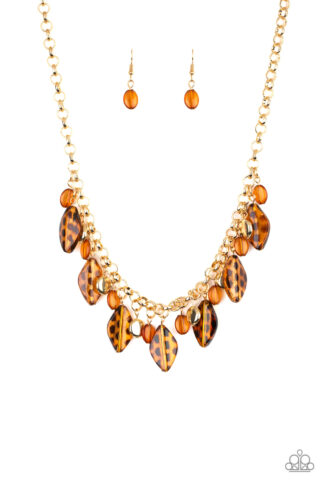 Necklace - Hissy Fit - Brown