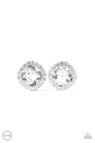 Earring - Diamond Duchess - White