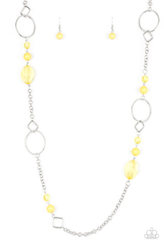 Necklace - Very Visionary - Yellow