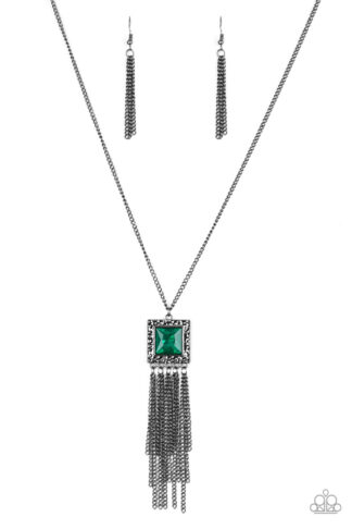 Necklace - Shimmer Sensei - Green