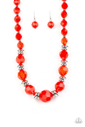 Necklace - Dine and Dash - Red
