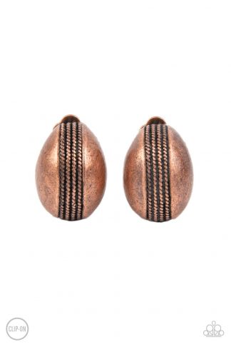 Earring - Classic Curves - Copper