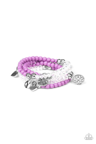 Bracelet - Colorfully Cupid - Purple