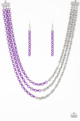 Necklace - Turn Up The Volume - Purple
