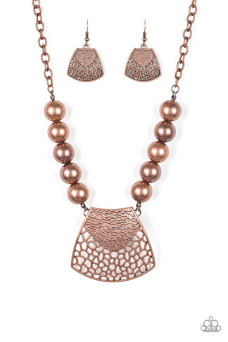Necklace - Large and In Charge - Copper