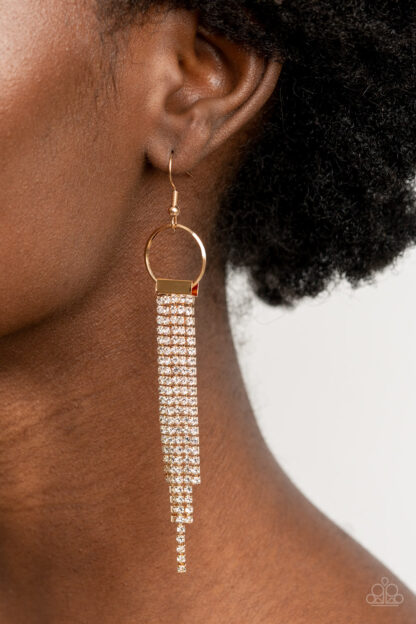 Earring - Tapered Twinkle - Gold