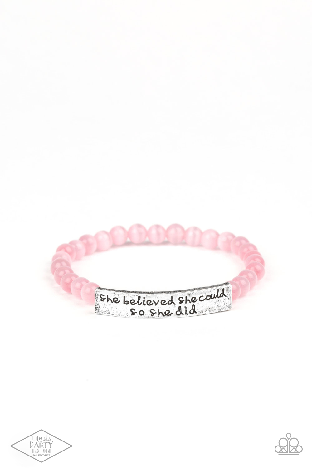 Bracelet - So She Did - Pink