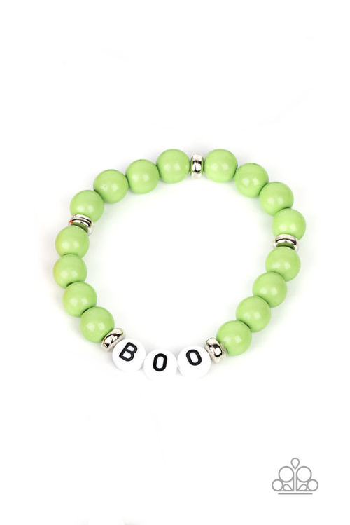 Bracelet - Starlet Shimmer Boo Charms - Green