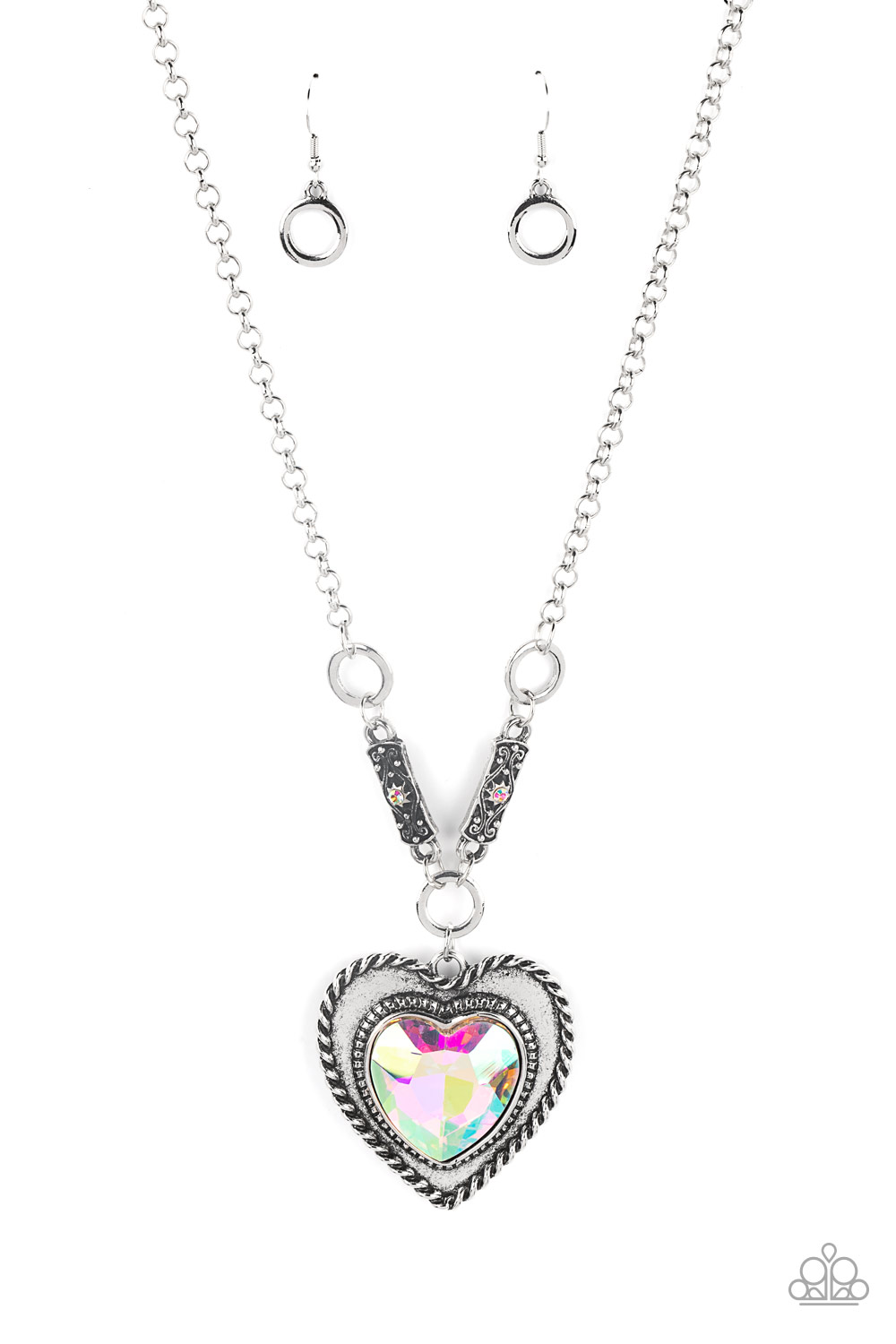 Necklace - Heart Full of Fabulous - Multi