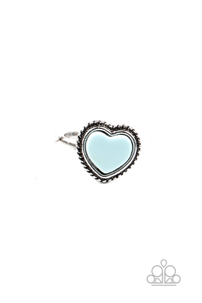 Ring - Starlet Shimmer Heart Ring - Blue