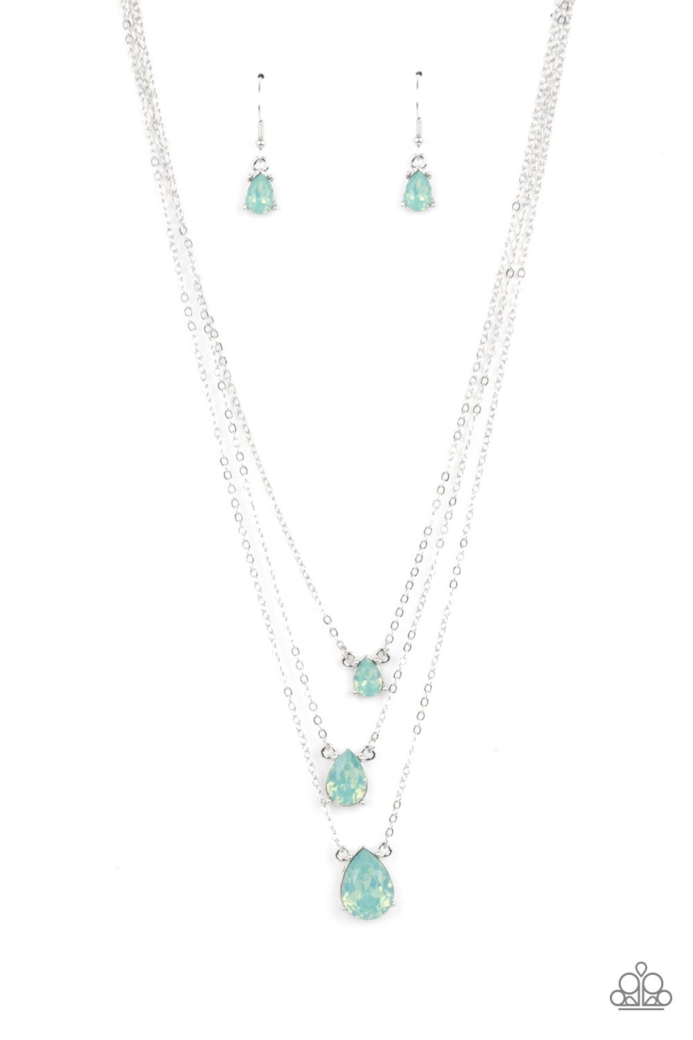 Necklace - Dewy Drizzle - Green