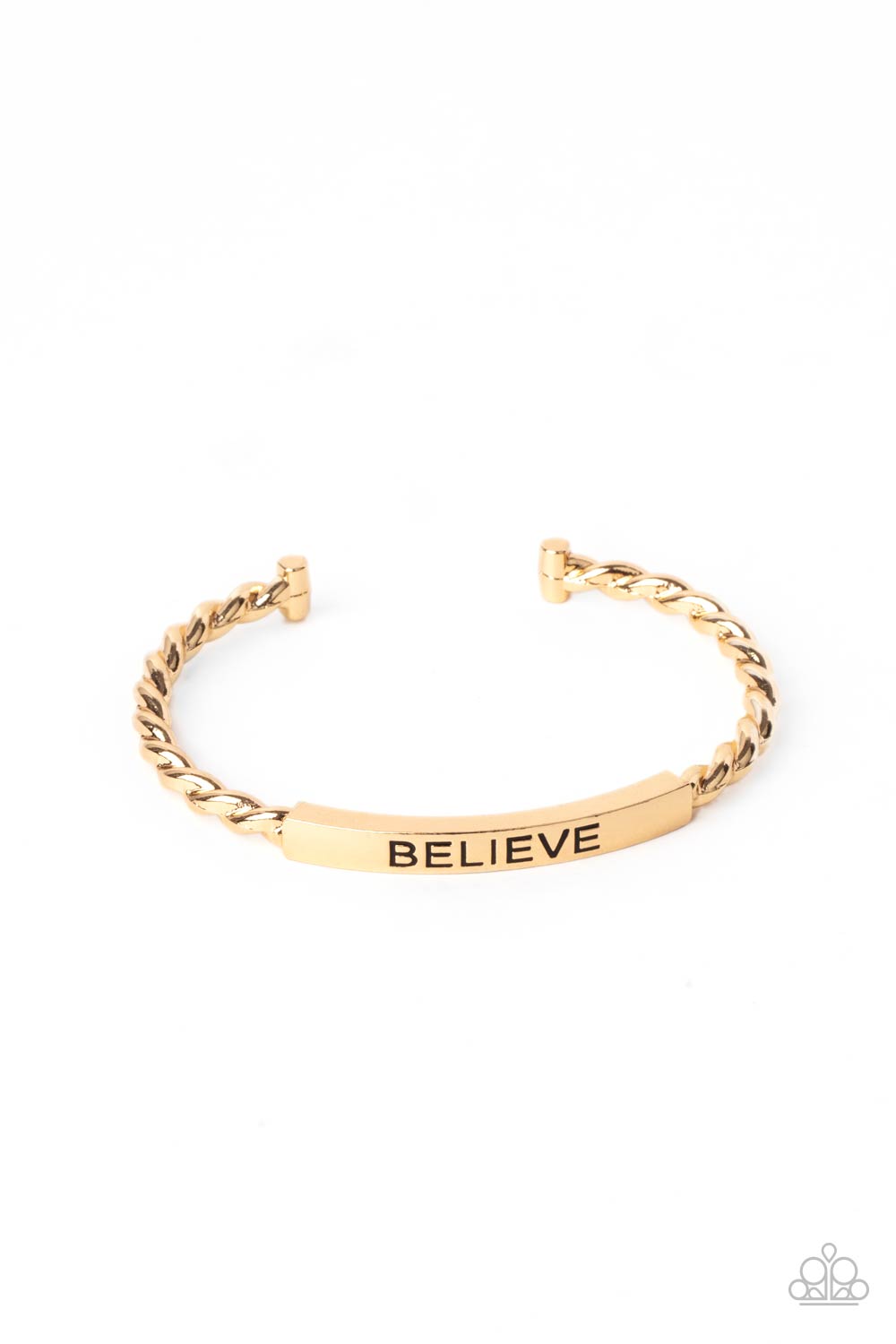 Bracelet - Keep Calm and Believe - Gold