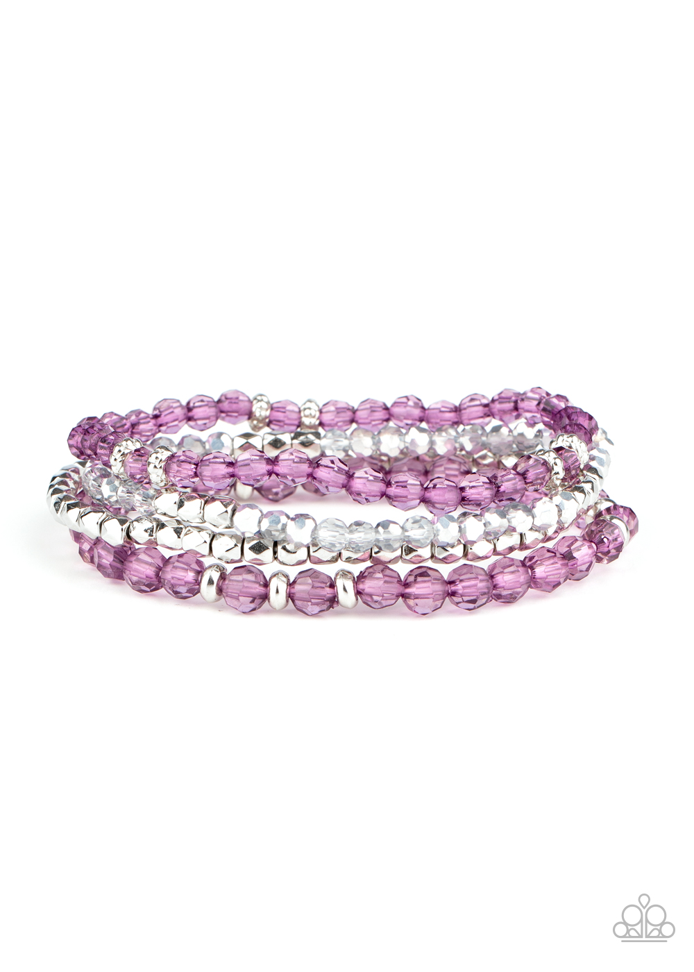 Bracelet - Crystal Crush - Purple