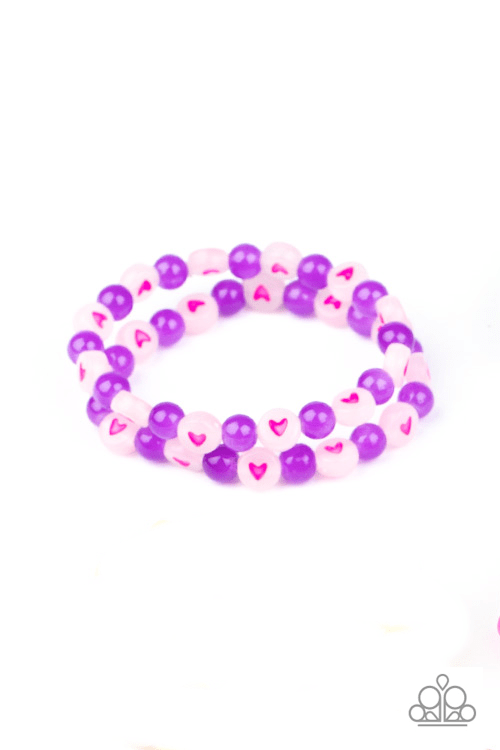 Bracelet - Starlet Shimmer Double - Purple Heart