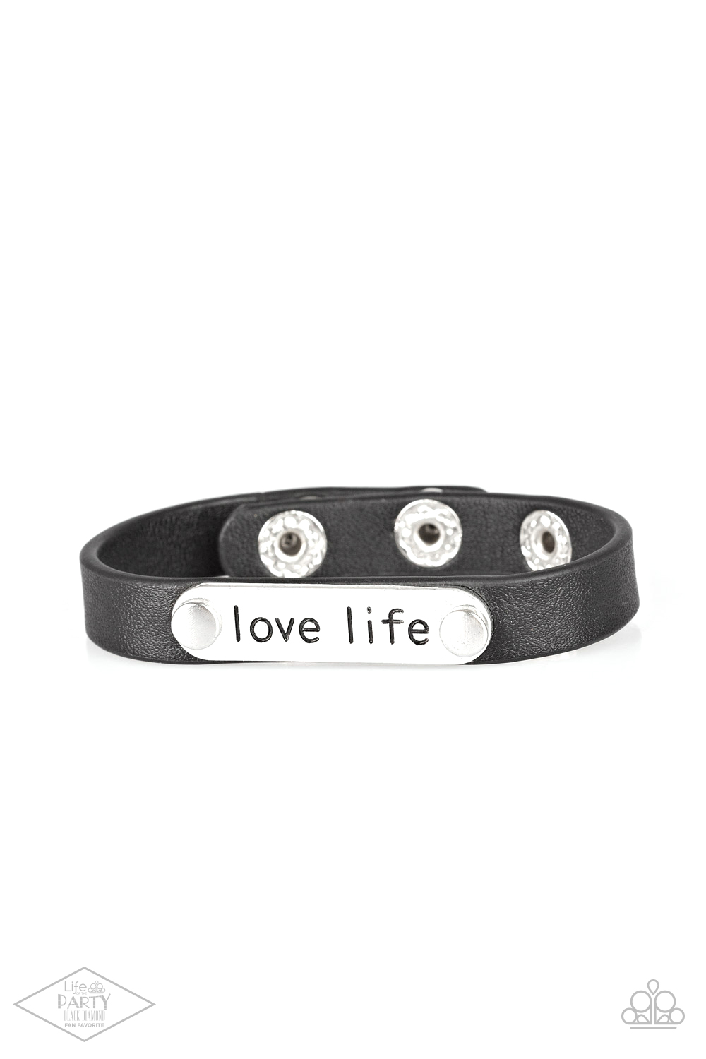 Bracelet - Love Life - Black