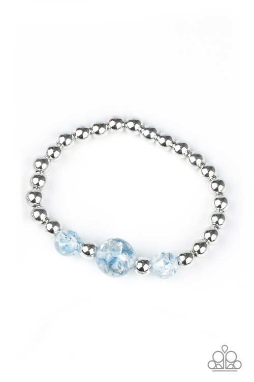 Bracelet - Starlet Shimmer Three Marbles - Blue