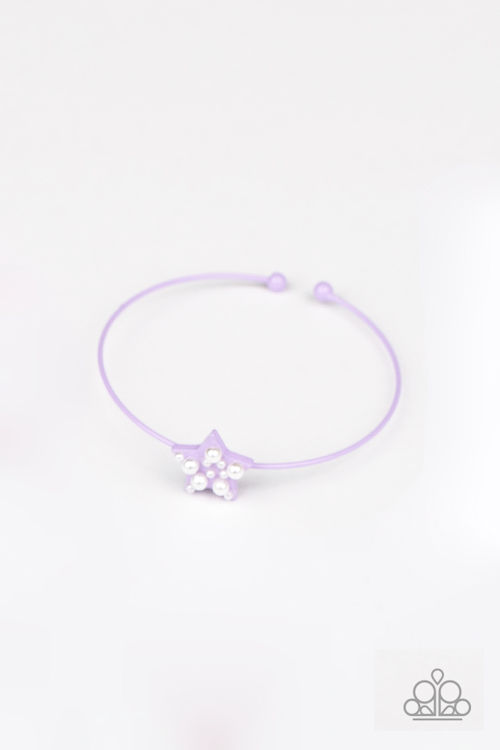 Bracelet - Starlet Shimmer Pearl Star - Purple