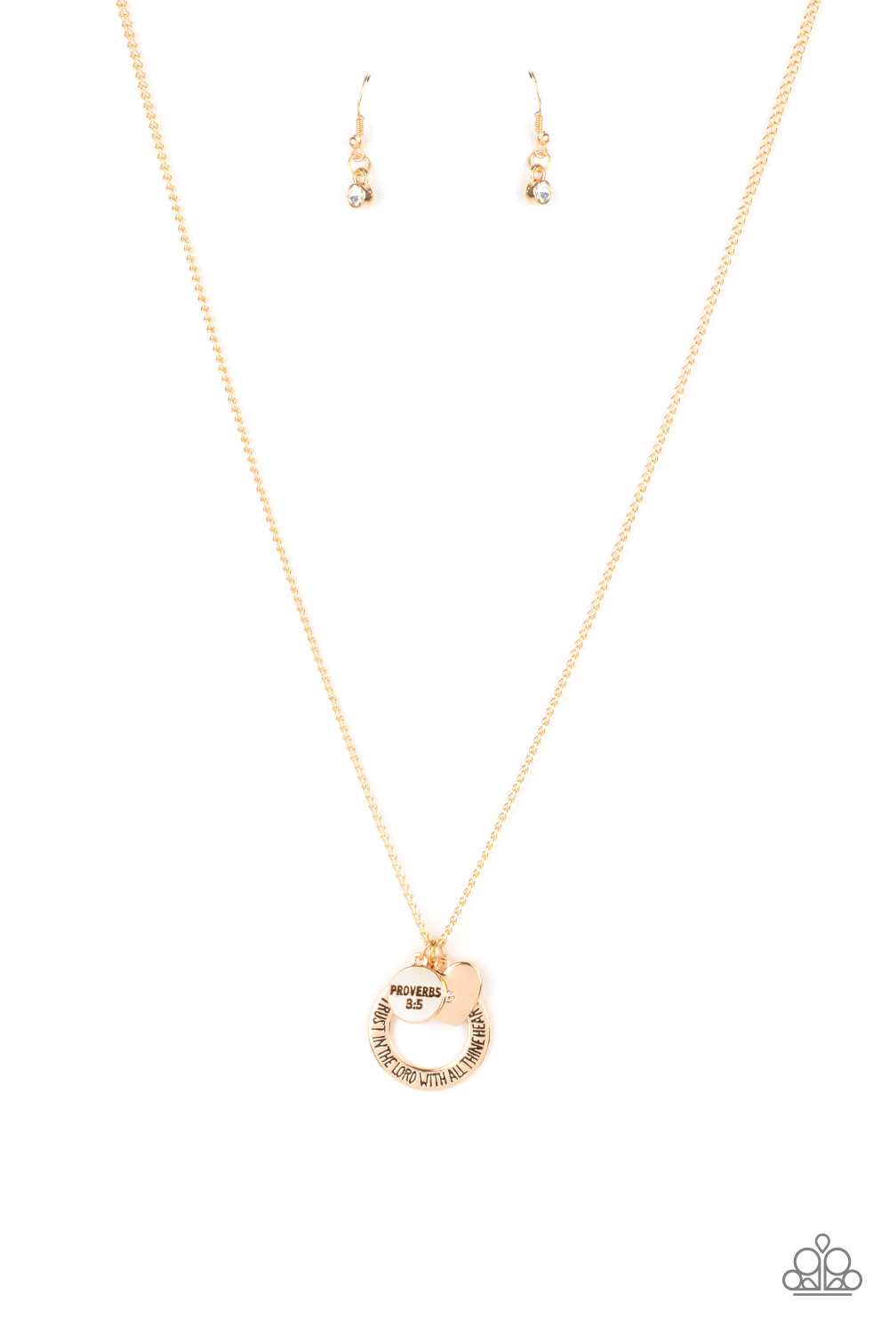 Necklace - Full of Faith - Gold