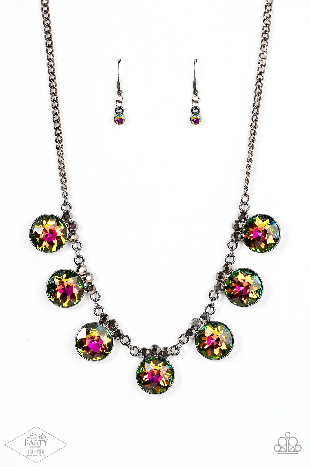 Necklace - GLOW-Getter Glamour - Multi