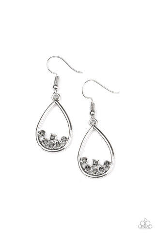 Earring - Raindrop Radiance - Silver