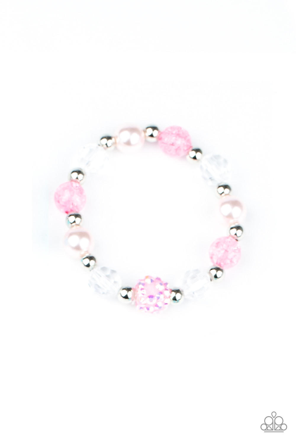 Bracelet - Starlet Shimmer Pearl/Rhinestone - Pink