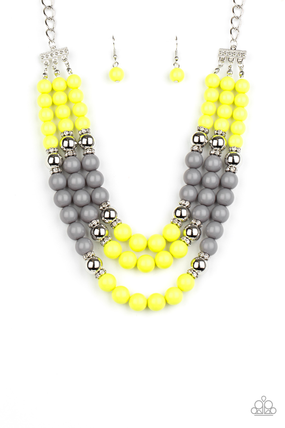 Necklace - BEAD Your Own Drum - Yellow