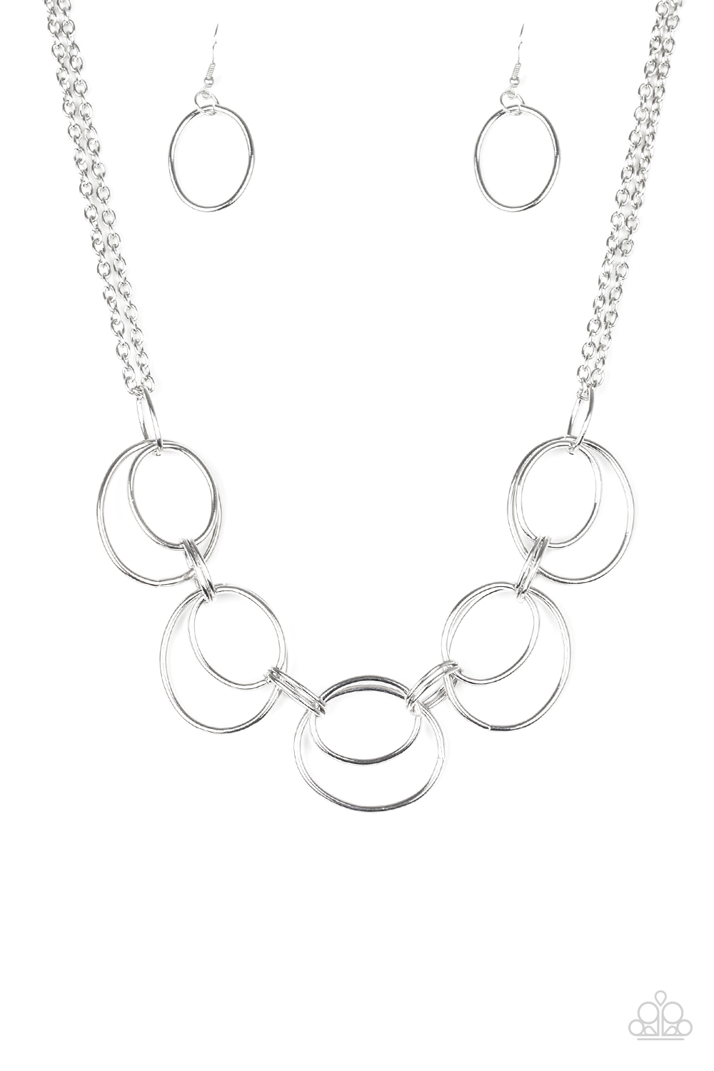 Necklace - Urban Orbit - Silver