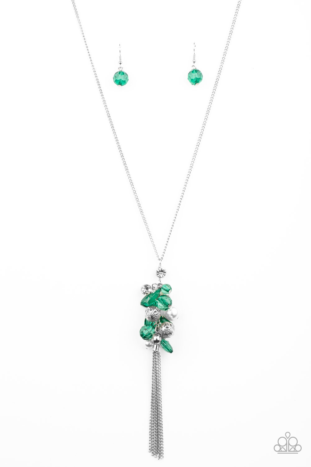 Necklace - Party Girl Glow - Green