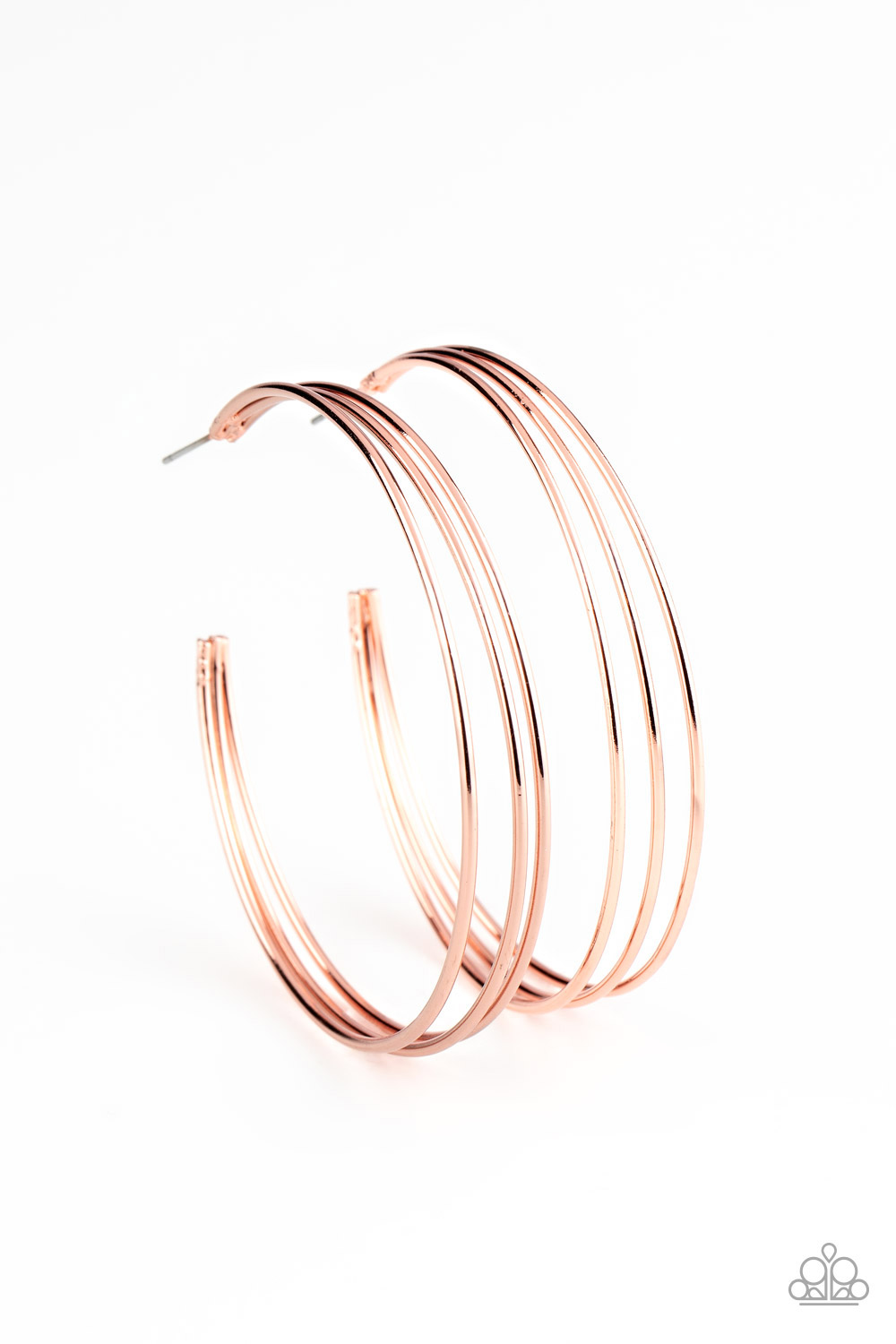 Earring - Rimmed Radiance - Copper