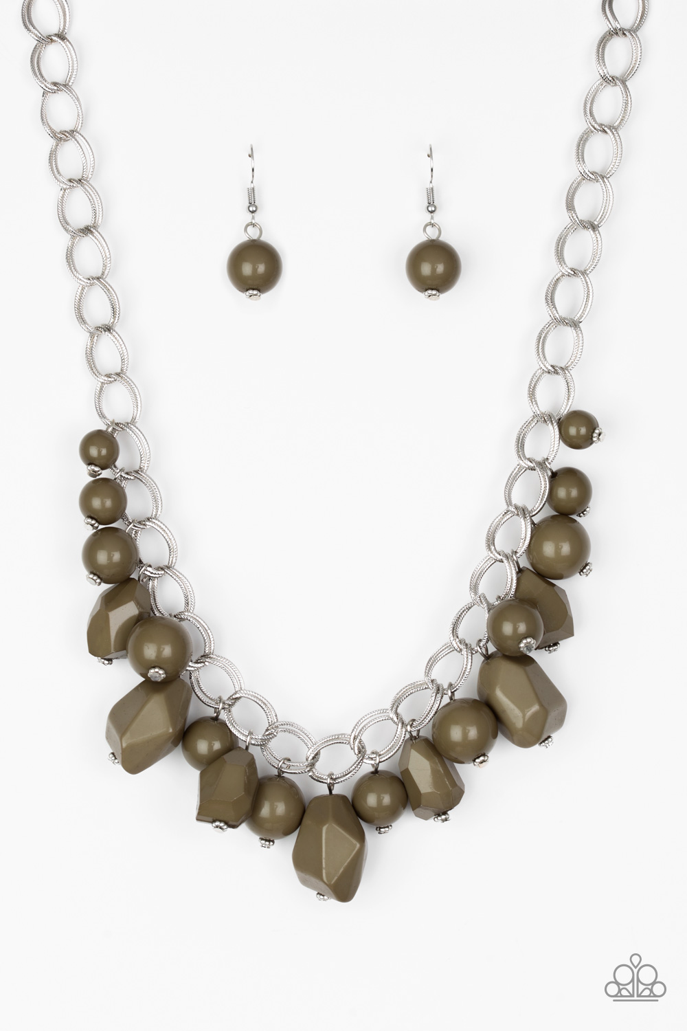 Necklace - Gorgeously Globetrotter - Green