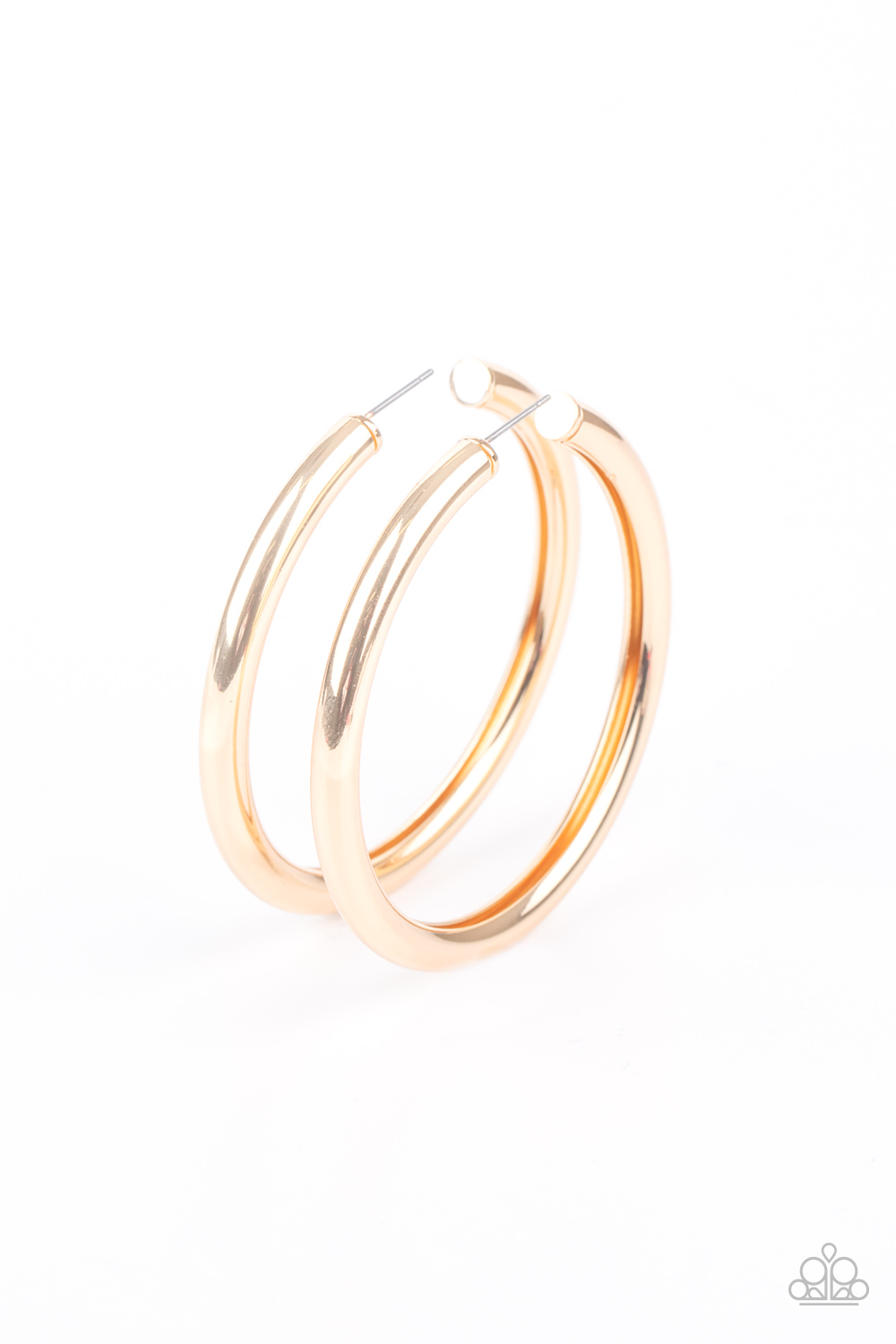 Earring - Curve Ball - Gold