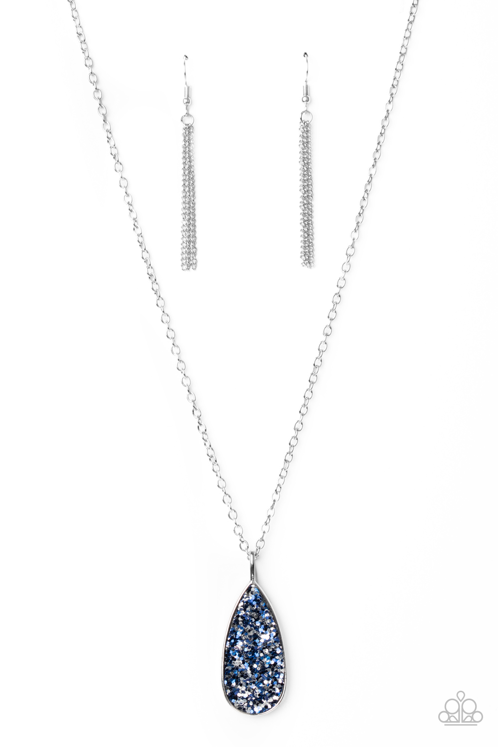 Necklace - Daily Dose of Sparkle - Blue