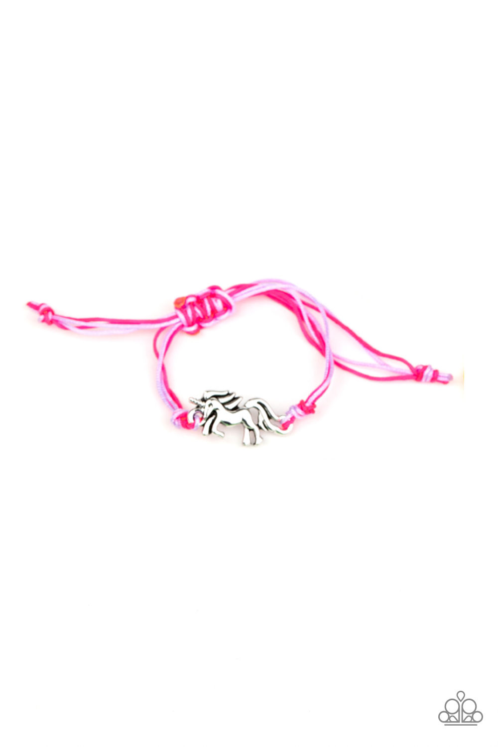 Bracelet - Starlet Shimmer Unicorn Charm - Pink/Purple