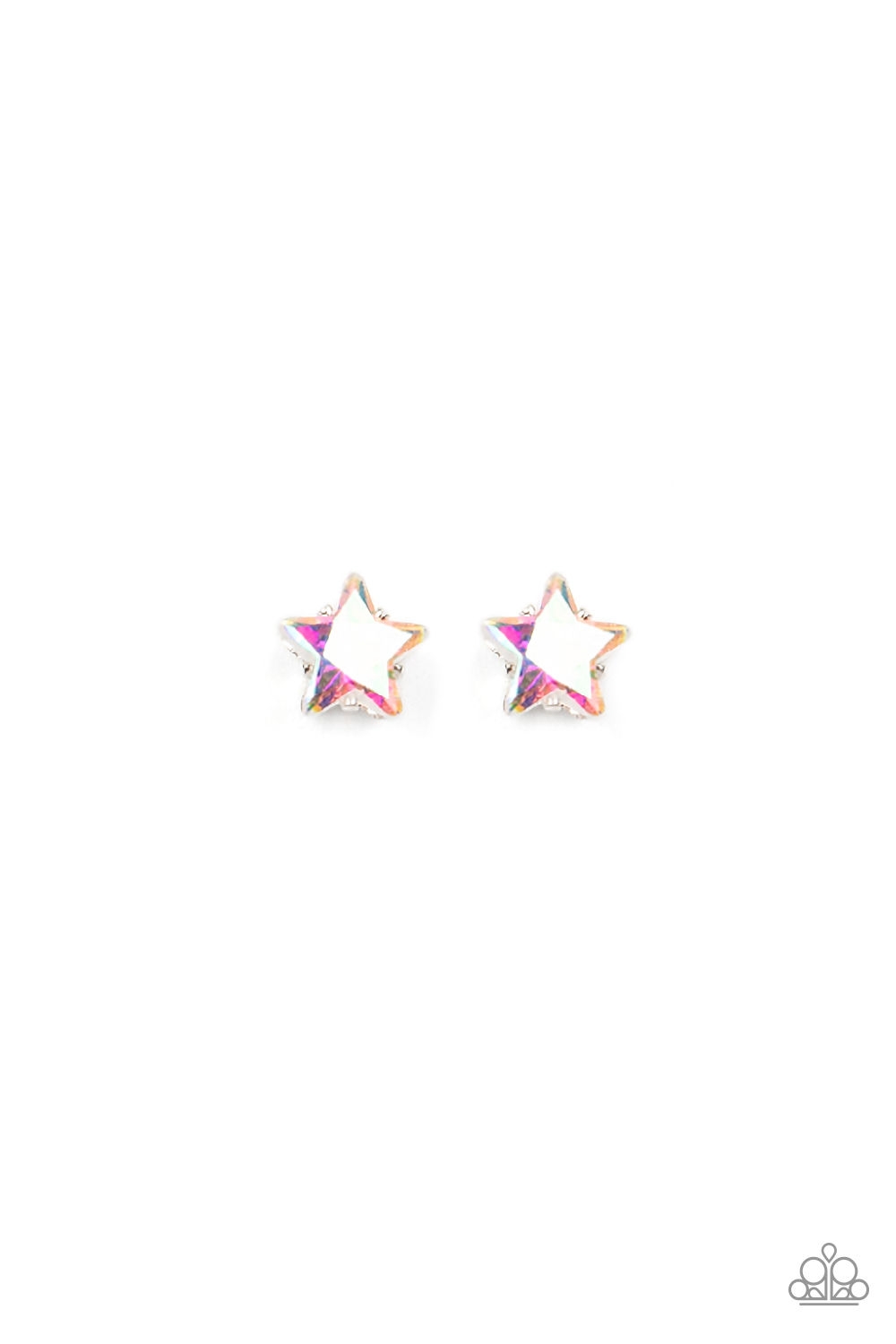Earring - Starlet Shimmer Iridescent Oil Spill - Star