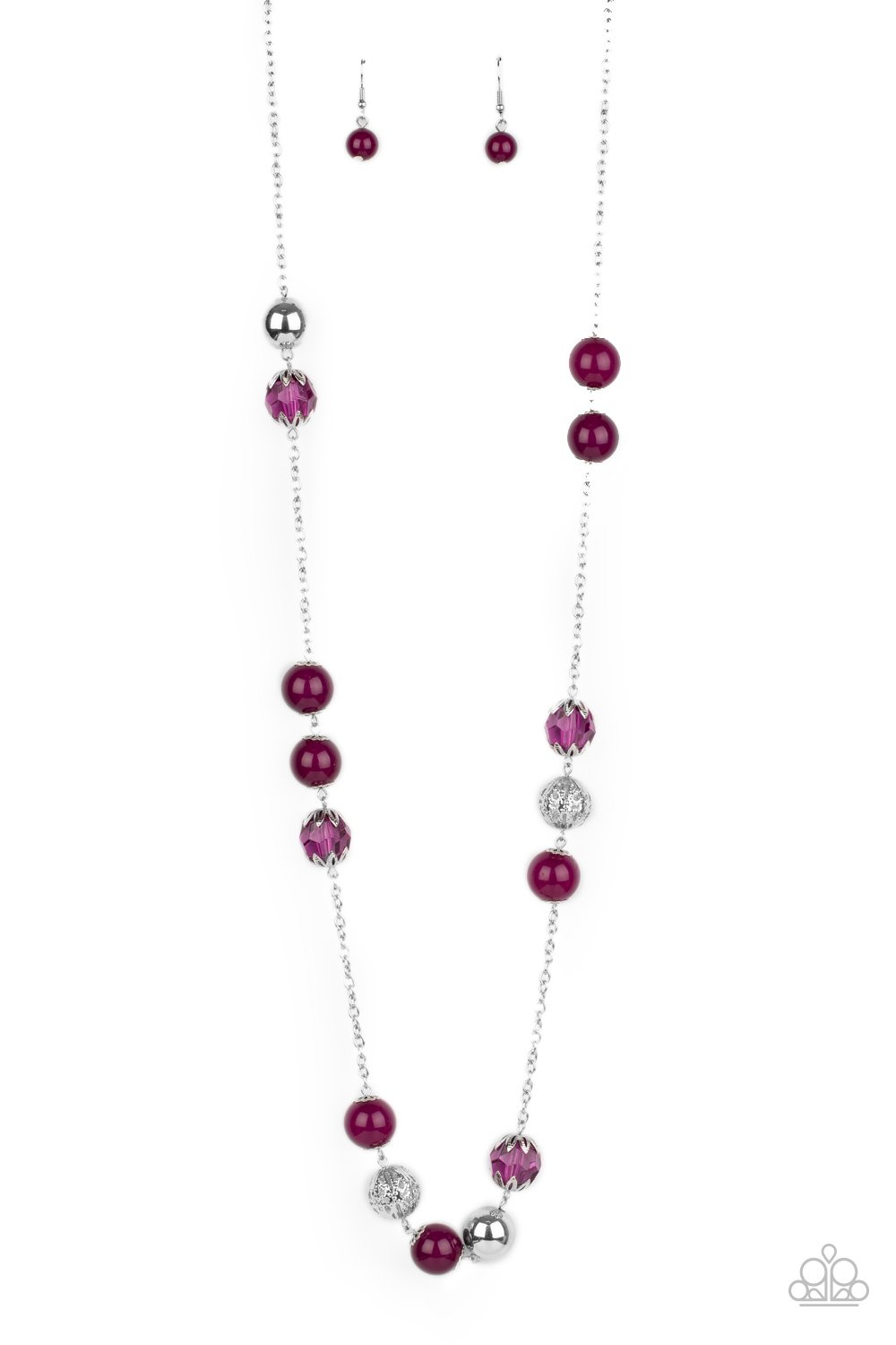 Necklace - Fruity Fashion - Purple