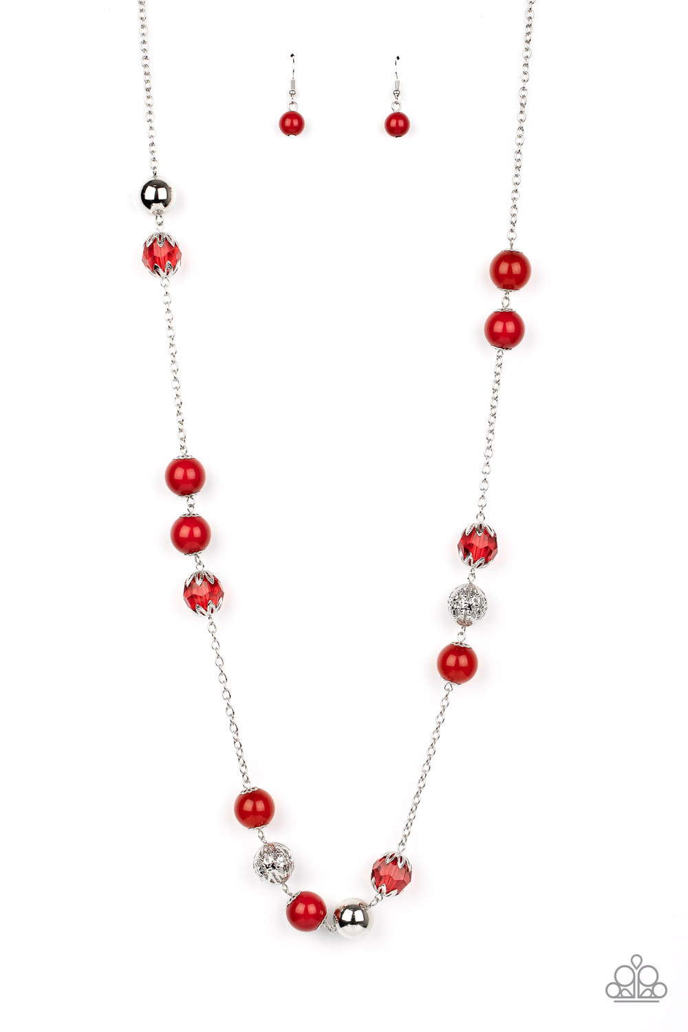 Necklace - Fruity Fashion - Red