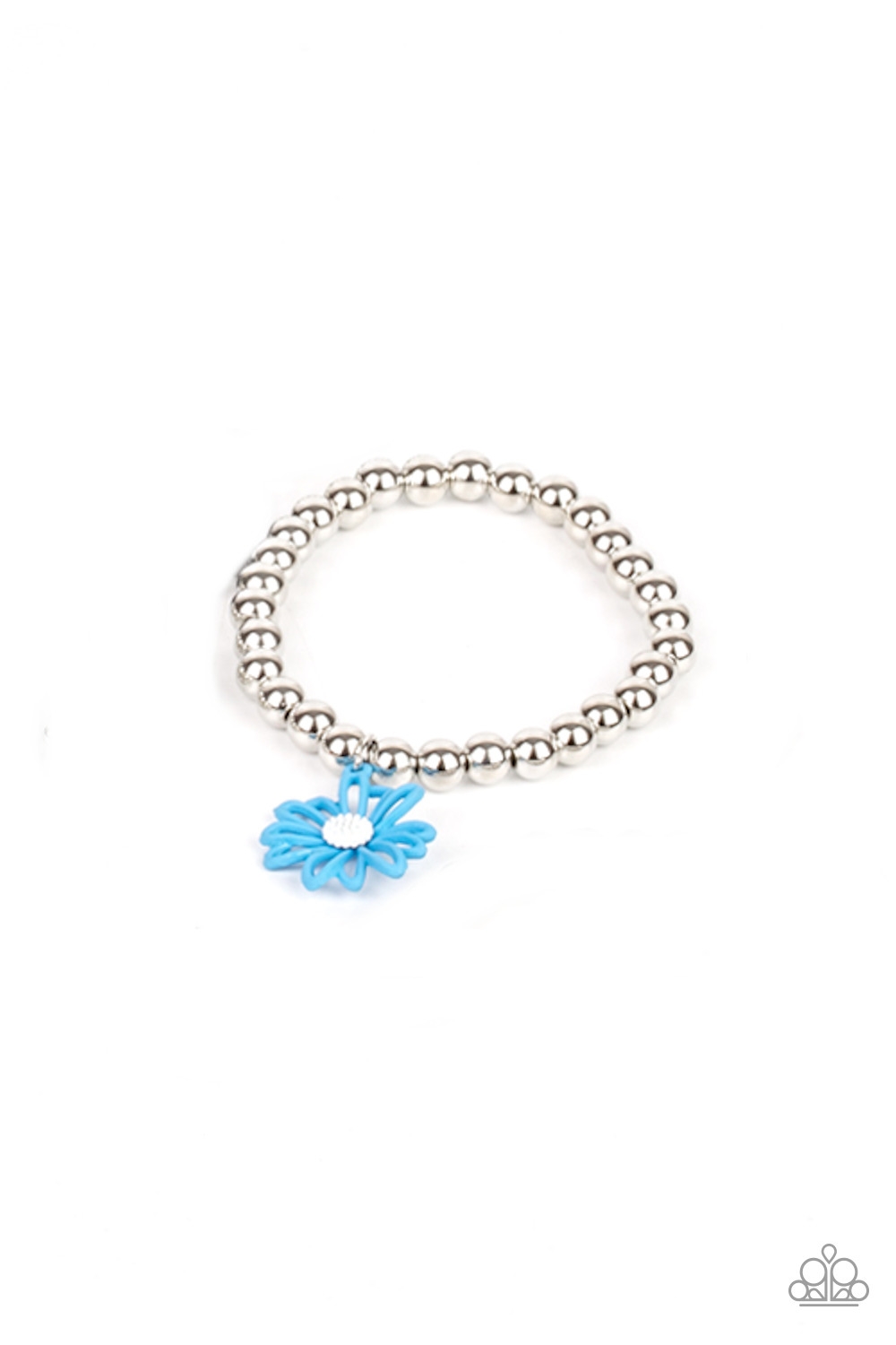 Bracelet - Starlet Shimmer Flowers - Blue