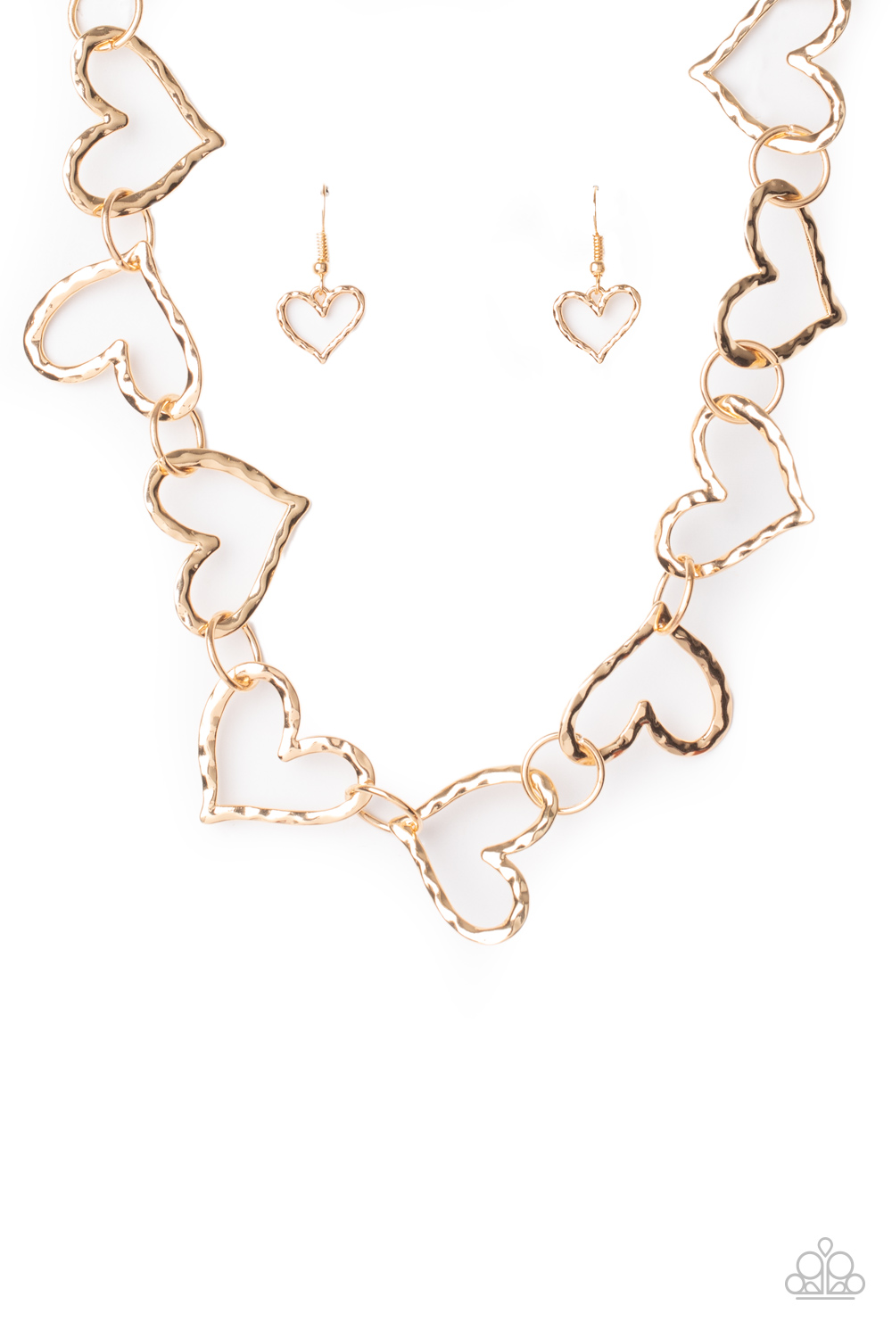 Necklace - Vintagely Valentine - Gold