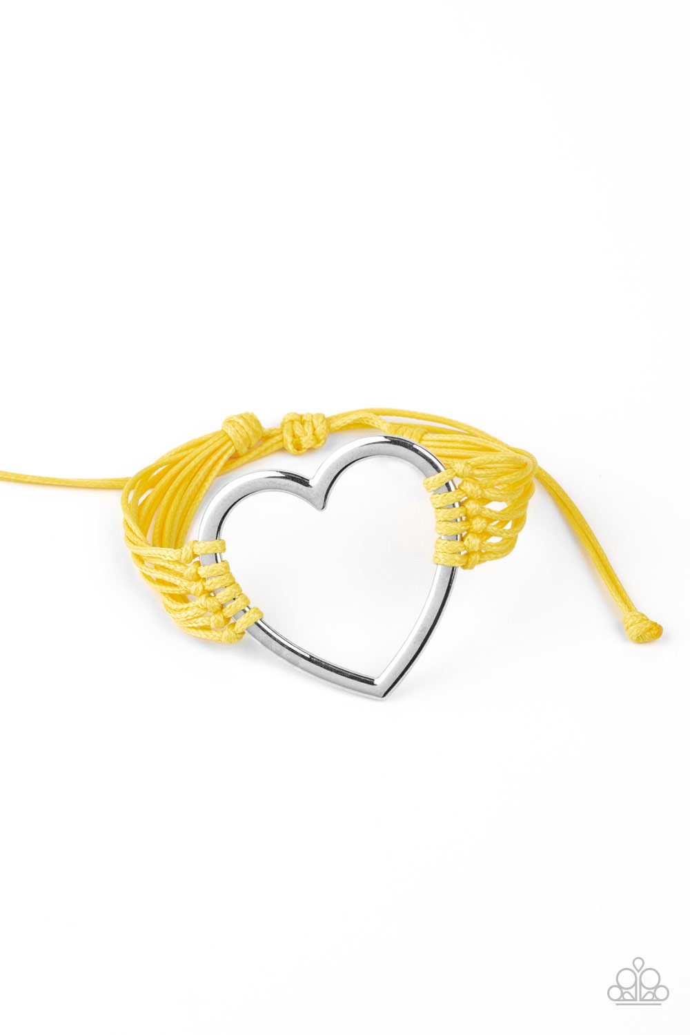 Bracelet - Playing With My HEARTSTRINGS - Yellow