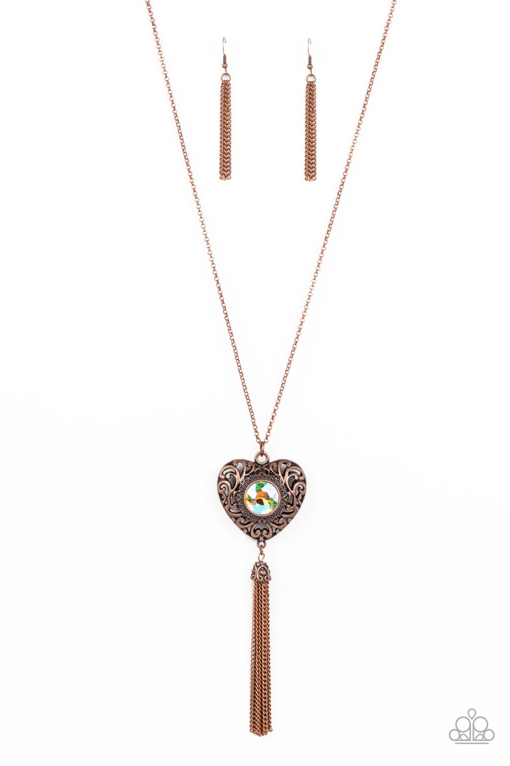 Necklace - Prismatic Passion - Copper