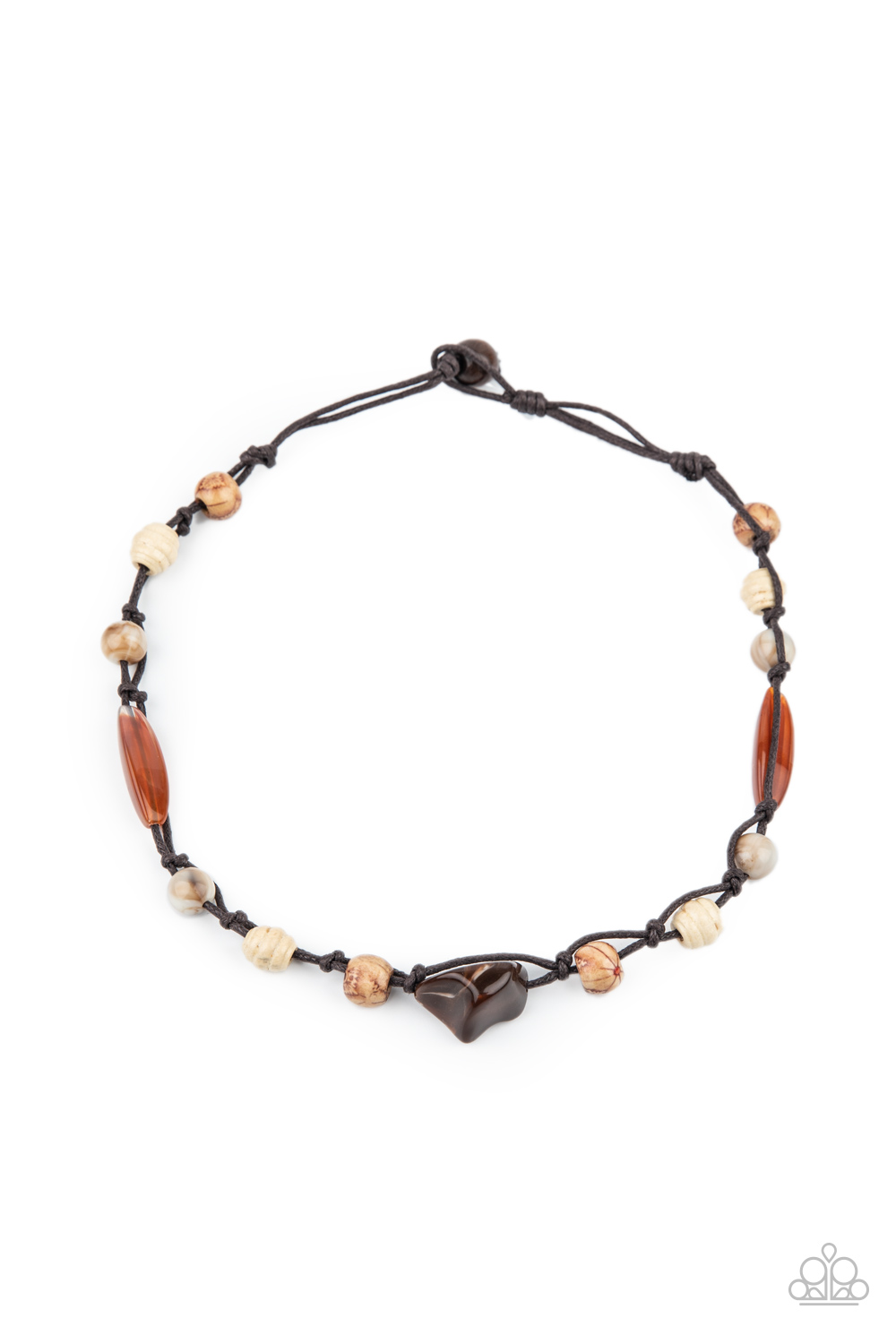 Necklace - Island Grotto - Brown
