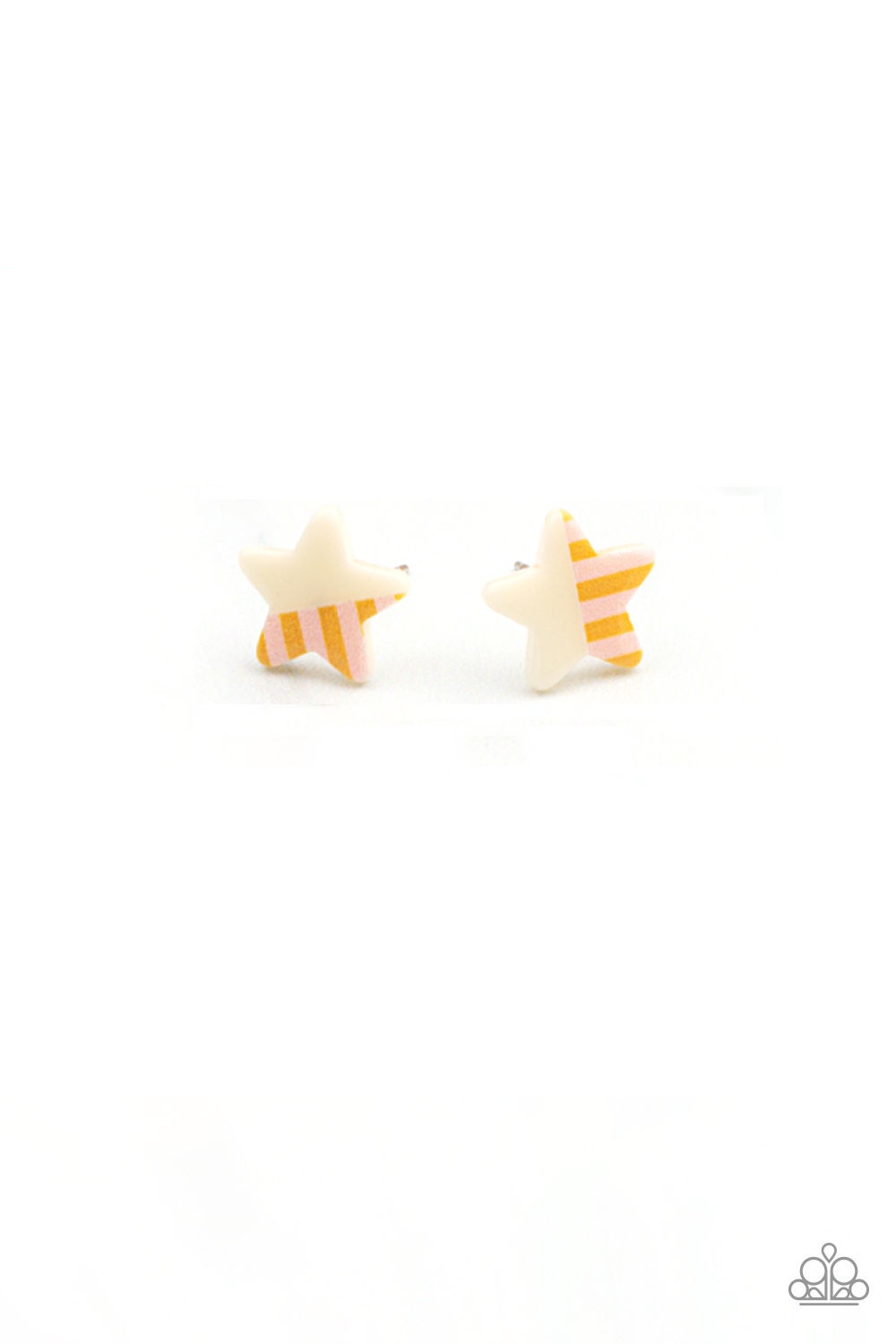Earring - Starlet Shimmer Shapes - Stars w/White