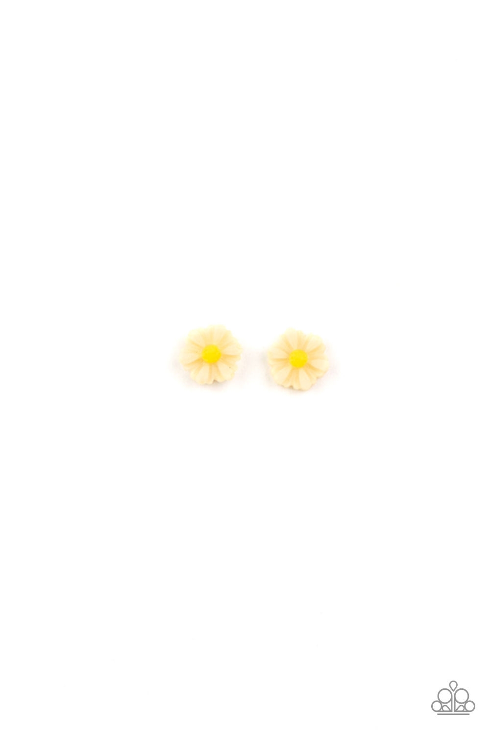 Earring - Starlet Shimmer Flower - White