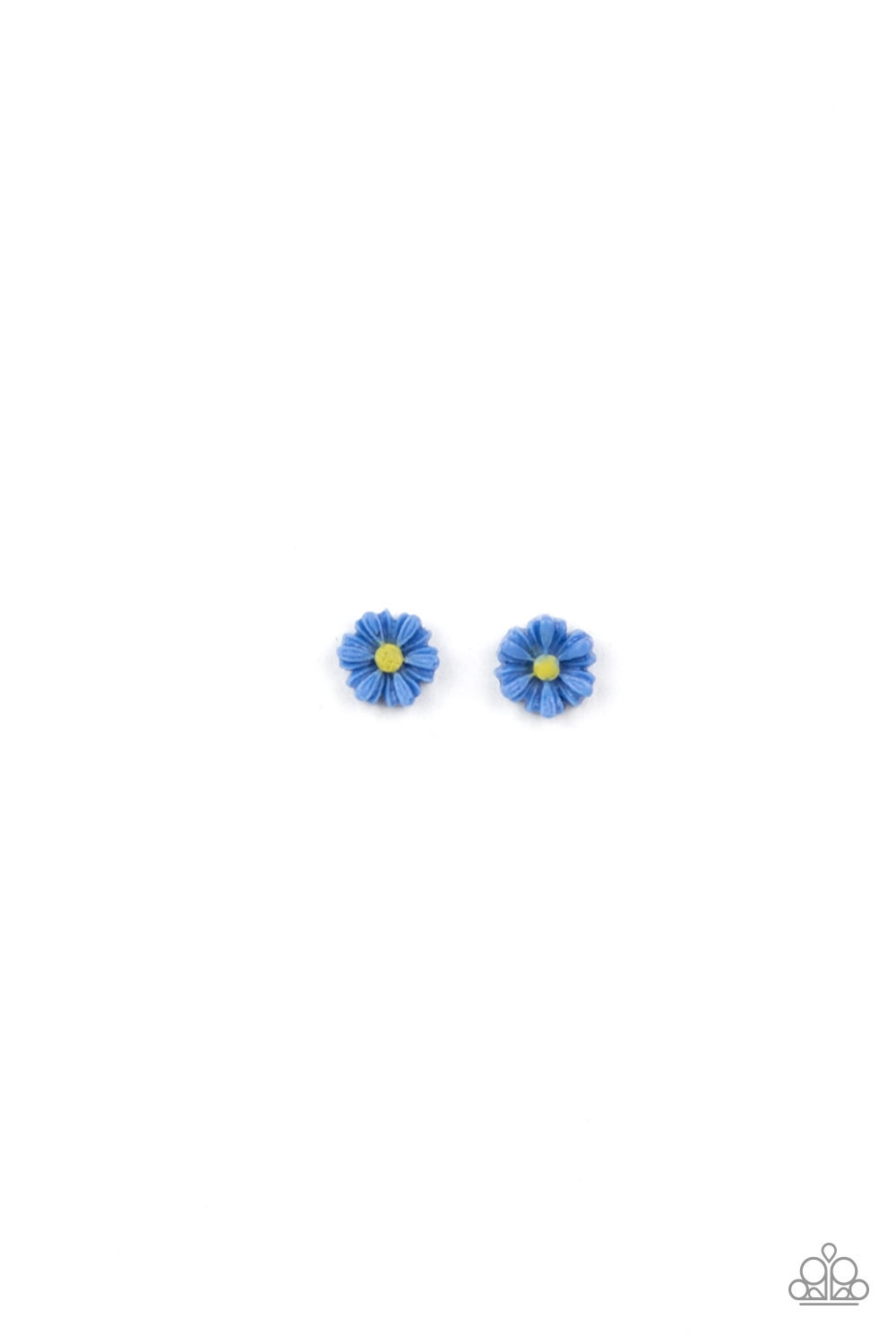 Earring - Starlet Shimmer Flower - Blue