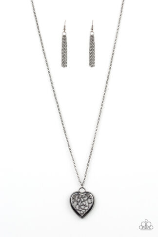Necklace - Victorian Valentine - Black