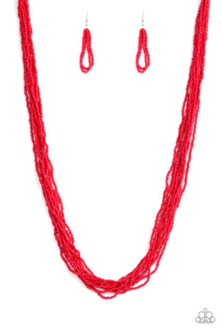 Necklace - Congo Colada - Red