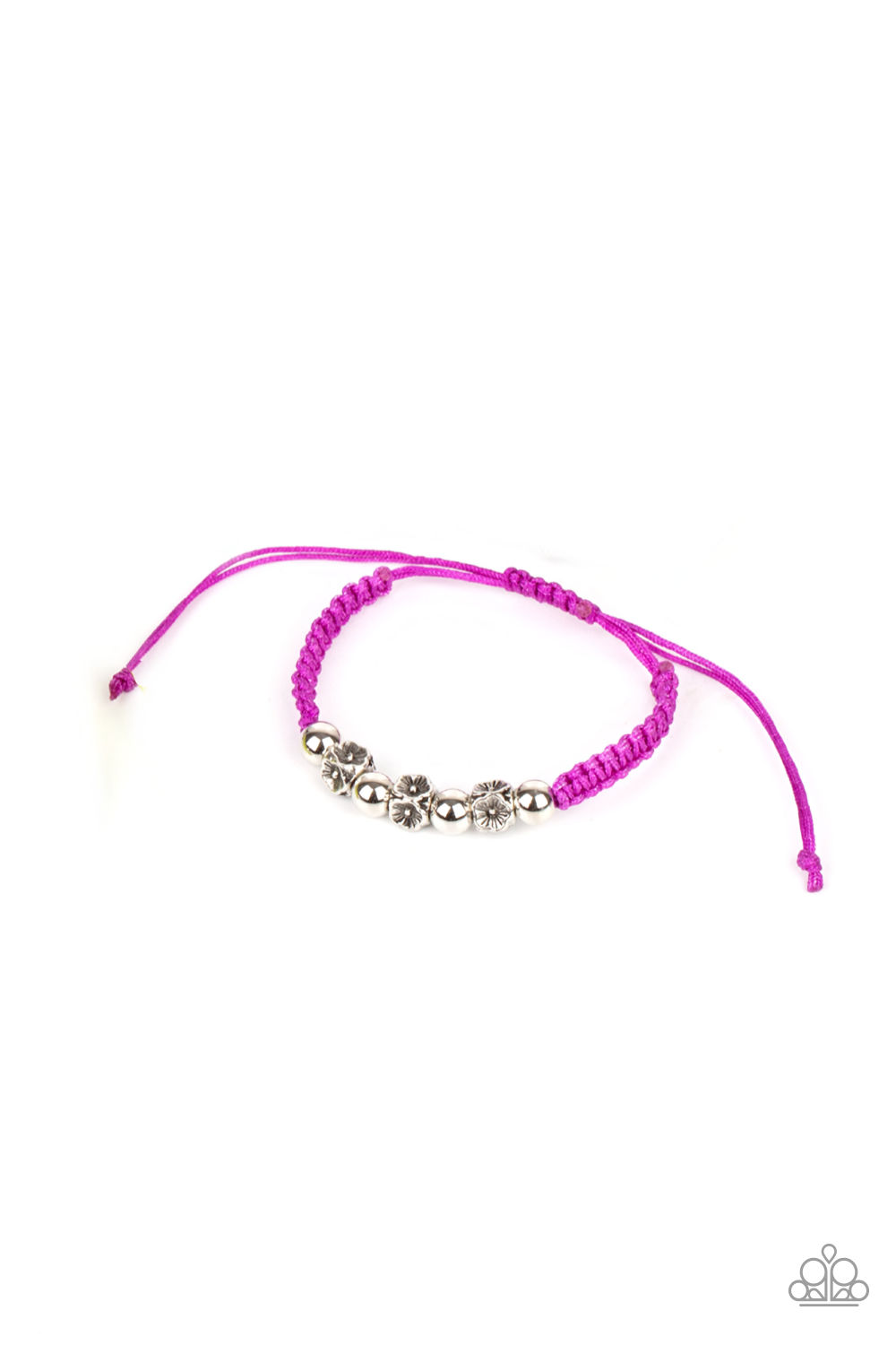 Bracelet - Starlet Shimmer Antique Floral - Purple