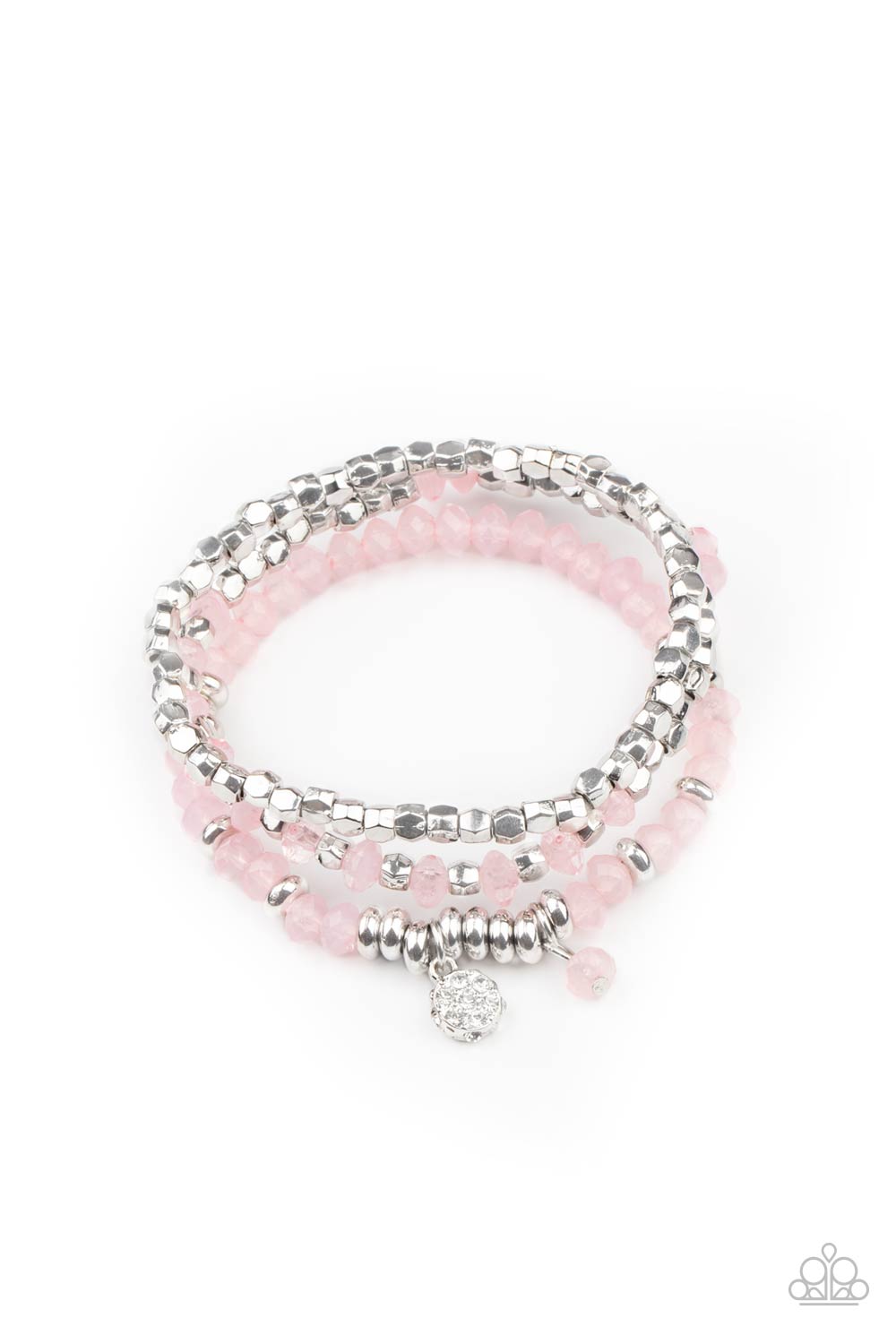 Bracelet - Glacial Glimmer - Pink
