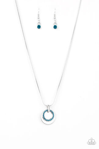 Necklace - Front and CENTERED - Blue