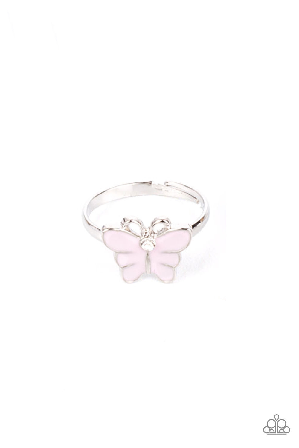 Ring - Starlet Shimmer Butterfly/Rhinestone - Pink